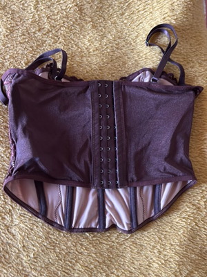 Shein bustier new, brown, size M
