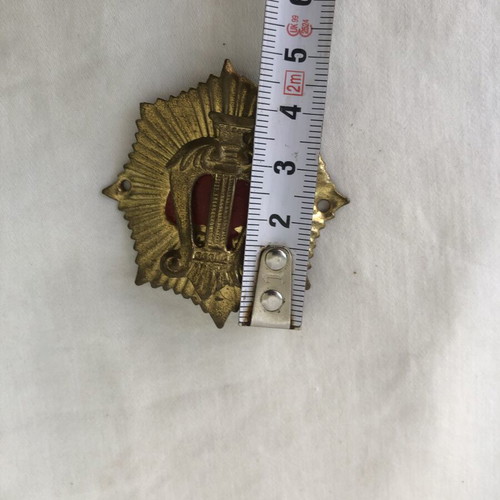 Metal badge of philharmonic musician's cap, like new