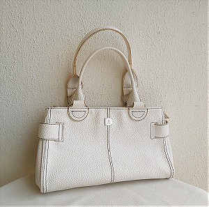 Άσπρη Kem τσάντα tote bag/handbag
