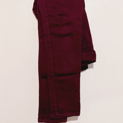 Bordeaux denim pants like new, small-medium