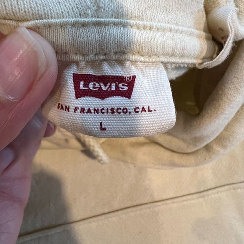 Levi’s hoodie like new, size L, yellow
