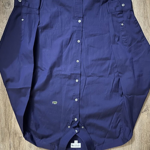 Lacoste dark purple shirt size XL