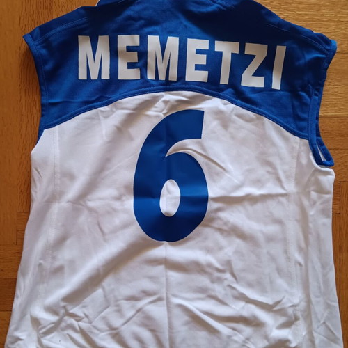 Eleni Memetzi Volleyball Jersey used, Greece Women's National Team 2004 Olympics