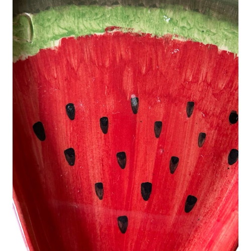Watermelon Slice Plate handmade stoneware, new