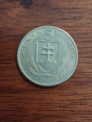 5 κορώνες Σλοβακίας 1939 μεταχειρισμένες