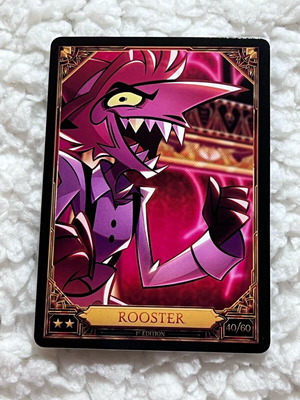 Hazbin Hotel trading cards new Rooster