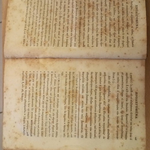 Epictetus Manual used, 1826 edition, Ancient Greek and French
