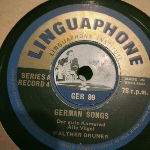 Linguaphone 78 RPM German Songs record set new