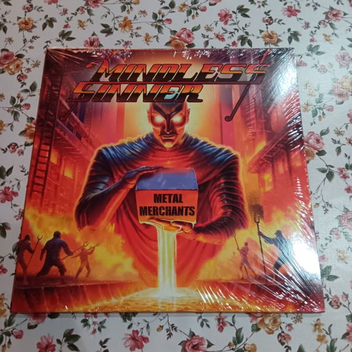 Mindless Sinner Metal Merchants neon orange vinyl new