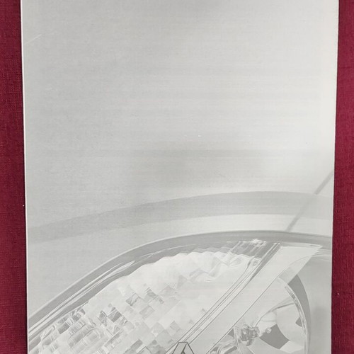 Renault 2000 price list used, 12-page brochure