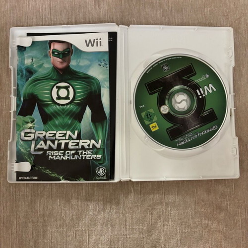 Green Lantern Rise of the Manhunters Nintendo Wii game used, PAL complete