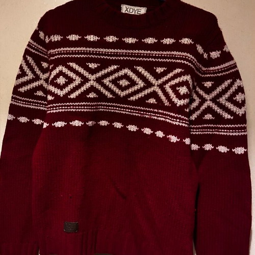 XDYE medium pullover used, red