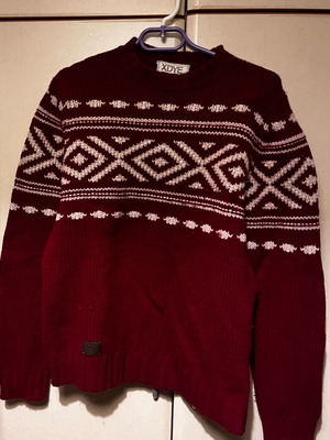 XDYE medium pullover used, red