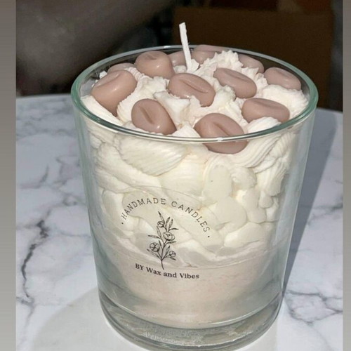 Handmade coffee scented candle like new