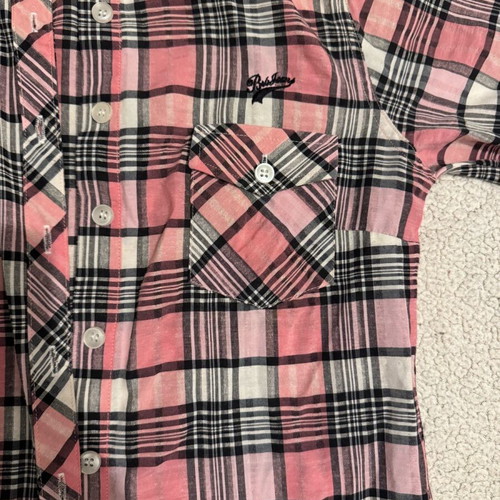 BSB pink checkered shirt like new