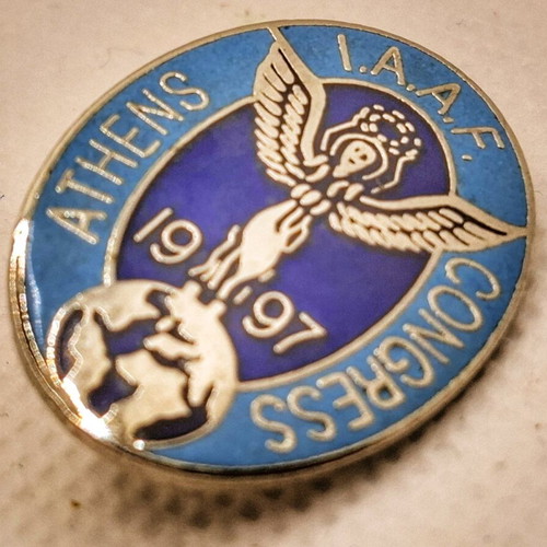 Athens I.A.A.F Congress 1997 Pin like new