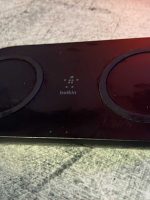 Belkin Wireless Dual Qi Pad Charger 15W like new Black