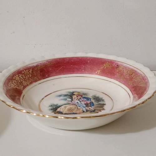 J& S Meakin serving platter bowl used, England, 17 cm