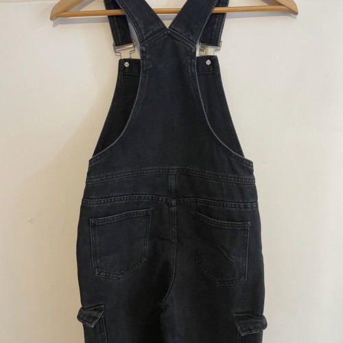 SHEIN black denim salopette new for 10-11 years