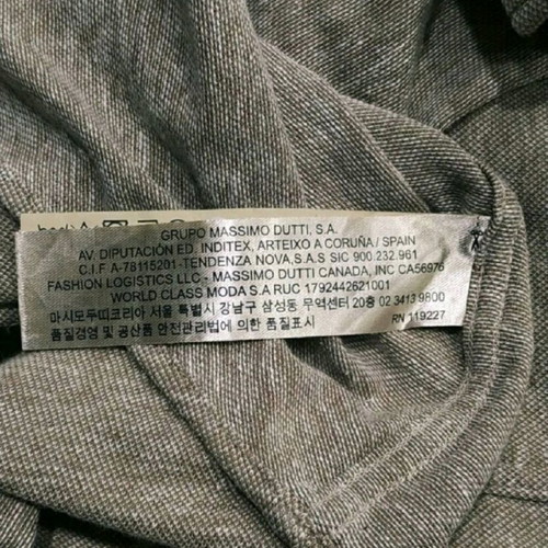 Massimo Dutti winter shirt size S refurbished beige
