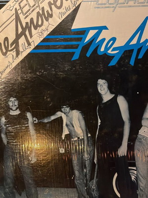 Euphoria – The Answer signed LP record like new