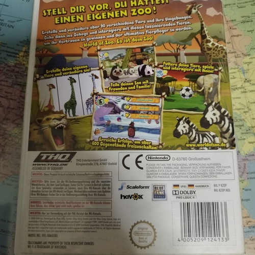 World of Zoo Wii game, German edition