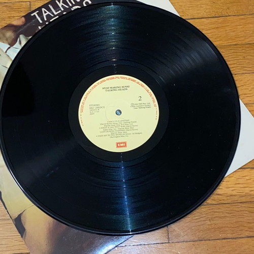 Talking Heads Stop Making Sense vinyl rare Greek pressing rock album