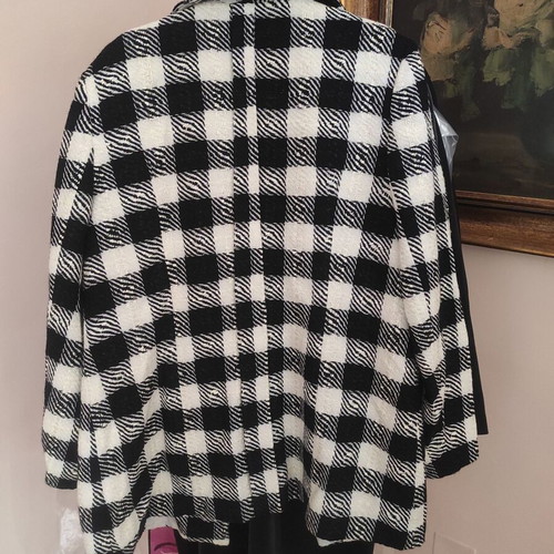 Vintage Hania Romion checked coat jacket new, size M-L