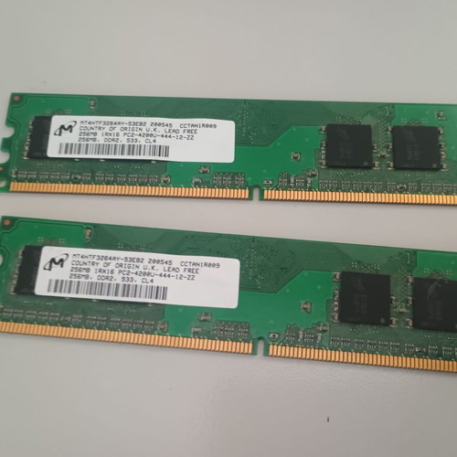 DDR2 RAM 2x256MB like new