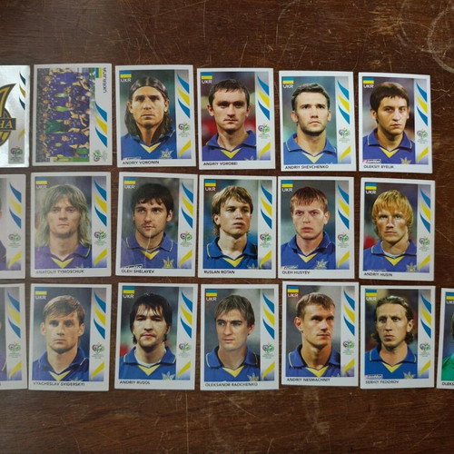 Panini World Cup 2006 Ukraine sticker set