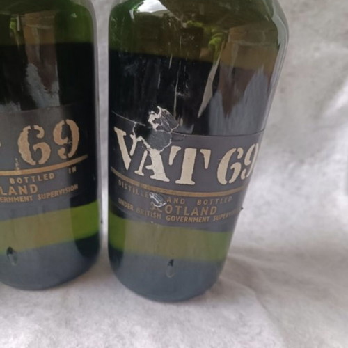 Vat 69 Vintage Whisky Trio sealed, 1970-1990