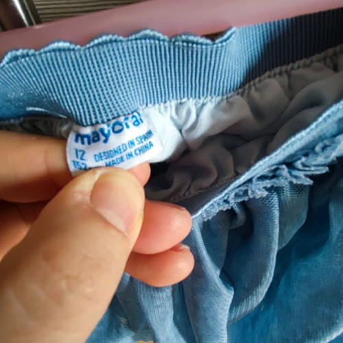 Mayoral tulle skirt like new, blue turquoise, size 152 cm