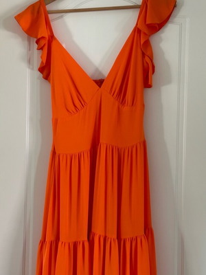 Maxi dress like new, orange, size small