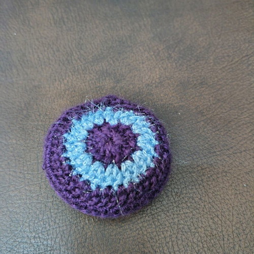 Handmade knitted keychains set of 3, colorful, new