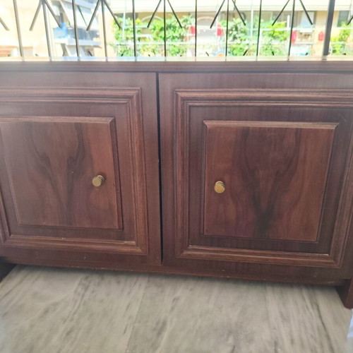 Wooden buffet used, sturdy construction, 91x31x56 cm
