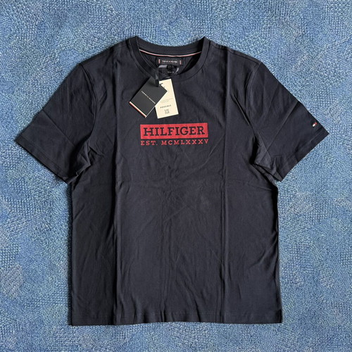 Tommy Hilfiger T-shirt, dark blue, cotton, sizes M-L-XL