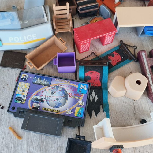 Playmobil κανόνια, βαλλίστρες, πανιά, έπιπλα και άλλα σαν καινούργιο