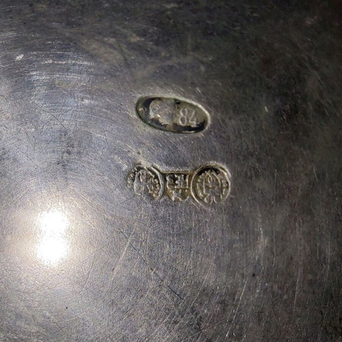 Silver 84 Russian Tsarist Hand-Carved Tableware Like New