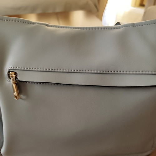 Carpisa and Verde shoulder bags, like new, blue and pink powder