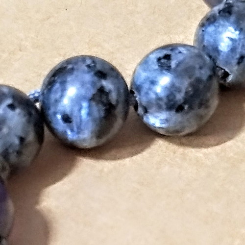 Worry beads new, labradorite with amethyst