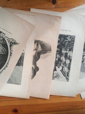 Old engravings pack of 12