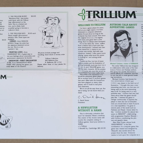 Rendezvous With Rama Trillium Commodore disk game like new, complete in box