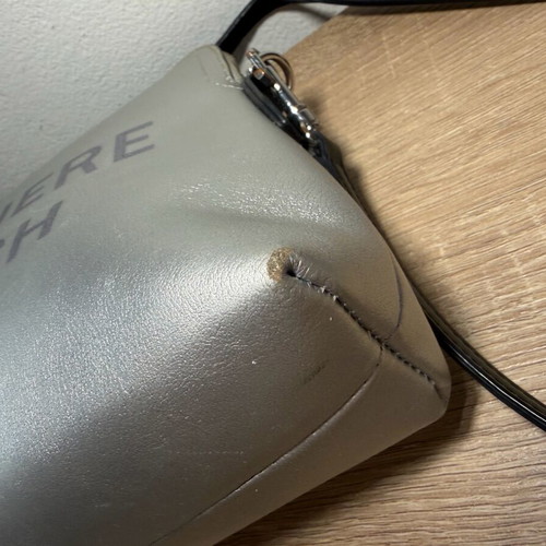 DKNY The Everywhere Pouch shoulder bag used, black and silver