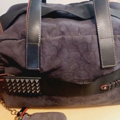 FRNC bowling bag used, hand and shoulder, black and red