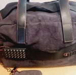 FRNC bowling bag used, hand and shoulder, black and red
