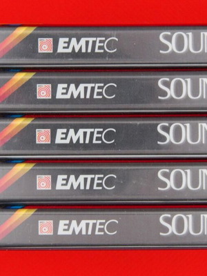 Emtec Sound 1 90 cassette tapes pack of 5 new sealed