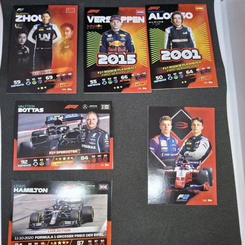 Formula 1 cards 2021 Topps new, pack of 13