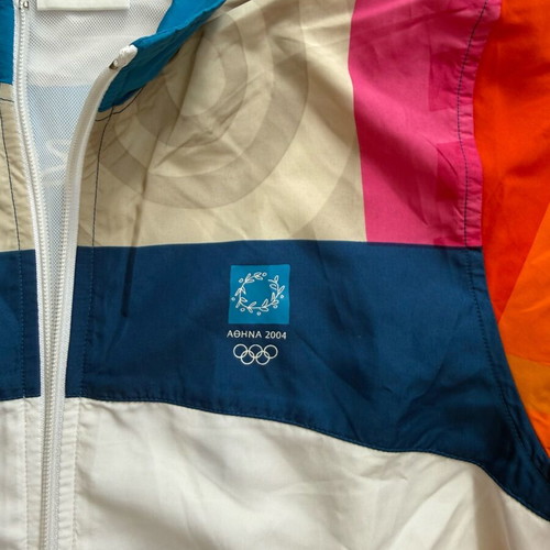 Athens 2004 Olympic Games Volunteer Windbreaker Jacket Adidas L σαν καινούργιο