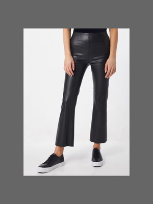 Soaked In Luxury Faux Leather Pants size M like new, black