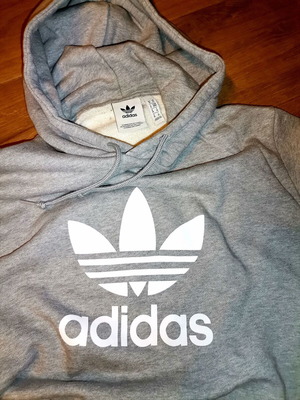 Adidas Originals hoodie Medium grey like new